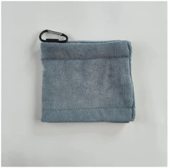 Golf Mikrofaser Reinigungstuch mit Karabiner