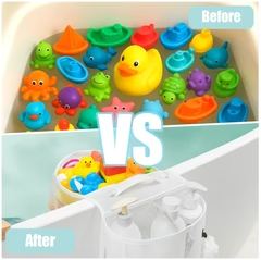 Doppel-Lagiger Badezimmer Mesh Organizer