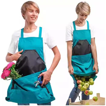 Garten-Ernte-Schürze mit Mehreren Taschen