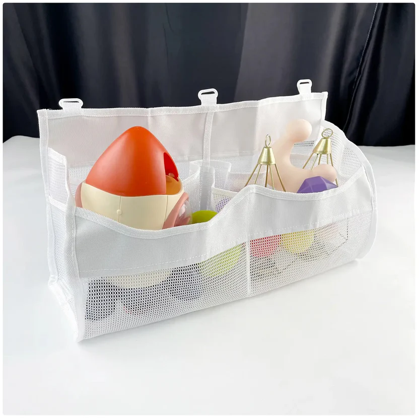 2-Fächer Mesh Spielzeug-Organizer