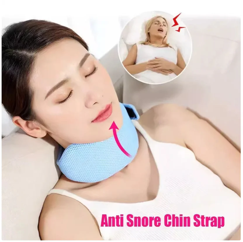 Anti-Schnarch Kinnband – Komfortabler Hals- & Kieferhalt für einen ruhigeren Schlaf