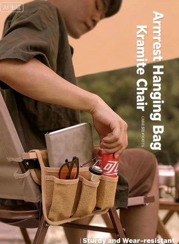 Canvas Kermit Stuhl Armlehnen-Organizer