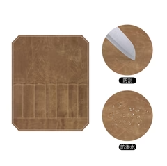 Waxed Canvas Messer-Aufbewahrungsrolle